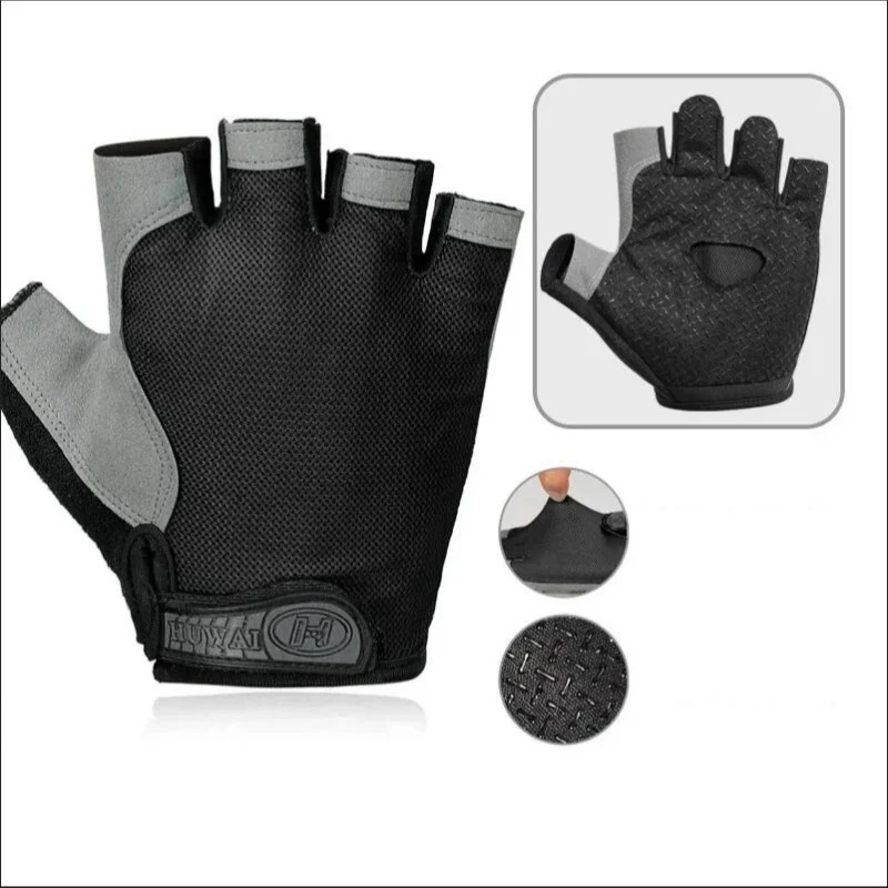 1Pair Gym Gloves Fingerless Gl - Weightlifting Gloves review and price