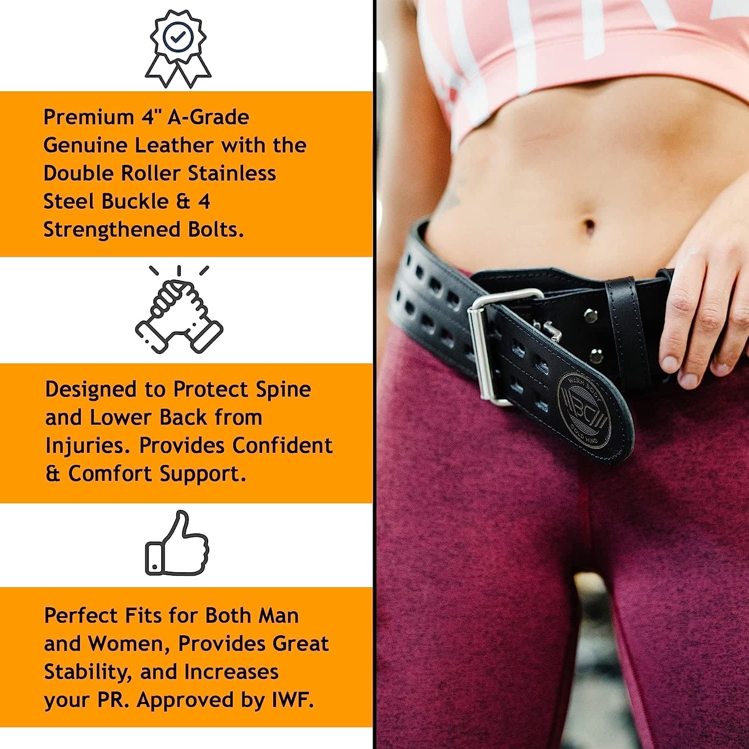 Leather Weight Lifting Belt fo - Lifting Belt review and price